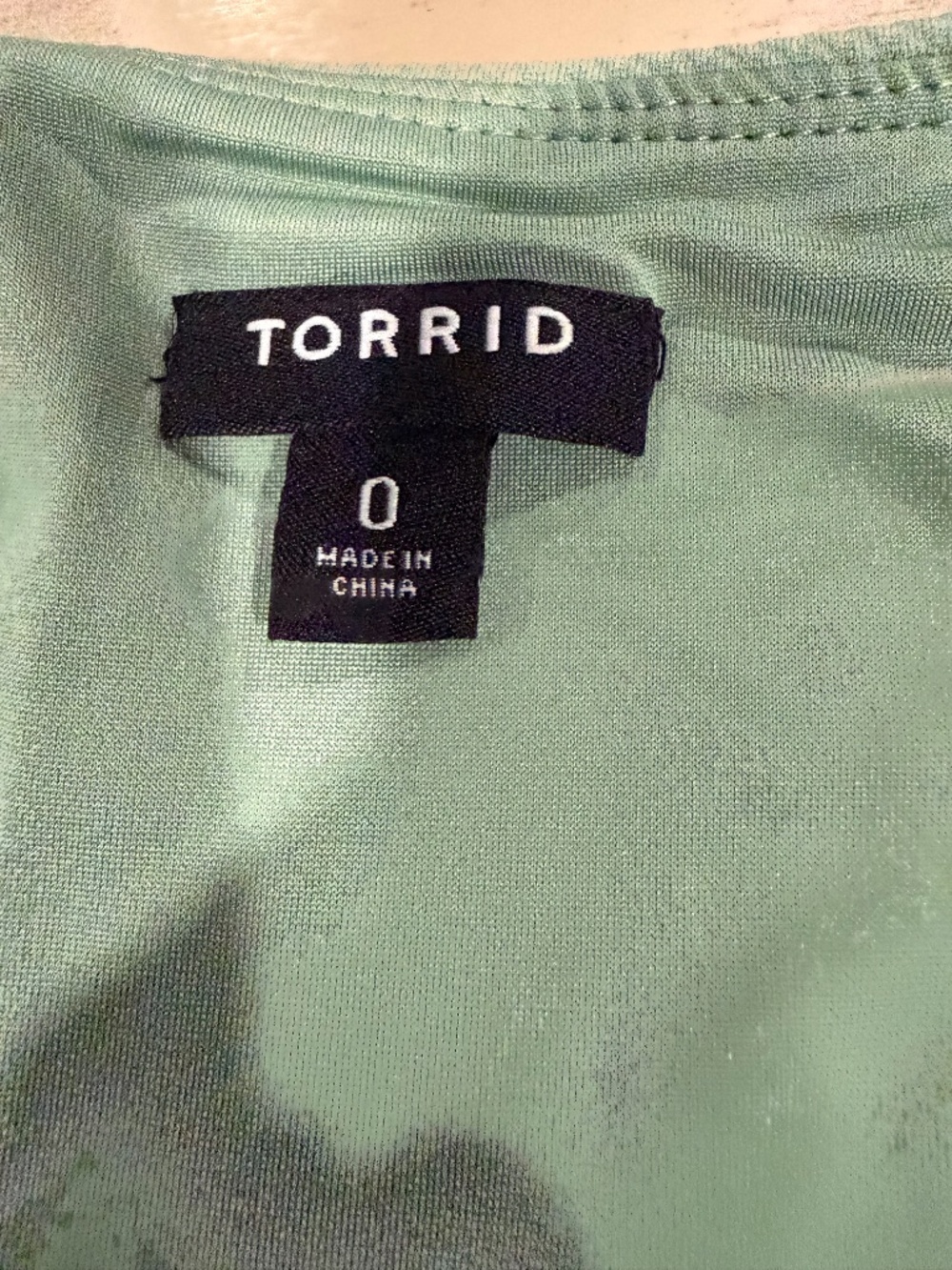 Womens Torrid size 0 knee length dress Sage Green - Picture 4 of 6